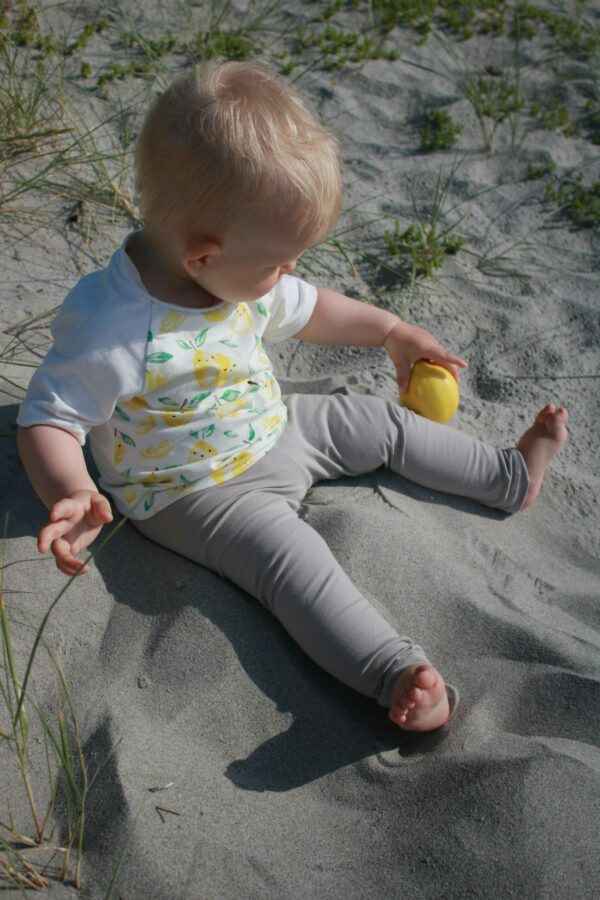 Taupe Leggings – Bild 2