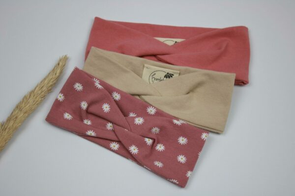 Stirnband-Set Rose