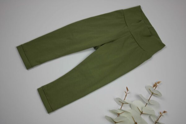 Oliven Leggings – Bild 3