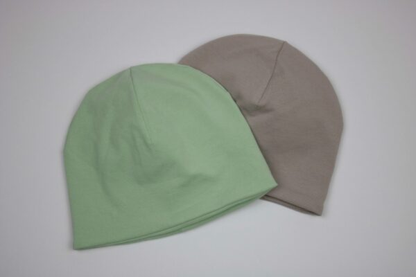 Mützen-Set Pastell