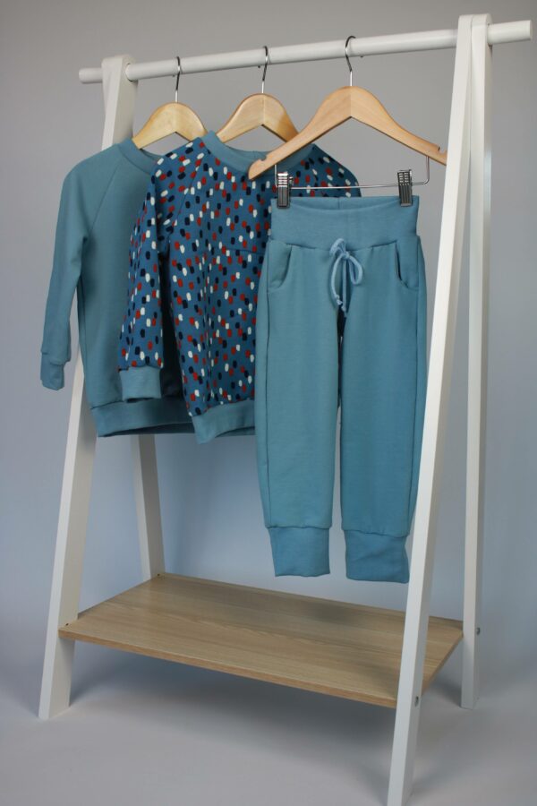 Blue Confetti Sweatshirt – Bild 4