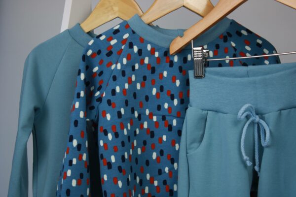 Blue Confetti Sweatshirt – Bild 5