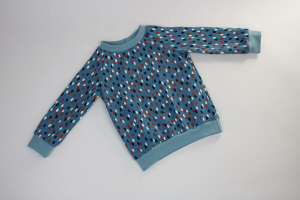 Blue Confetti Sweatshirt