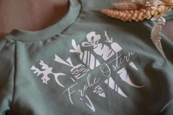 Frohe Ostern Sweatshirt – Bild 3