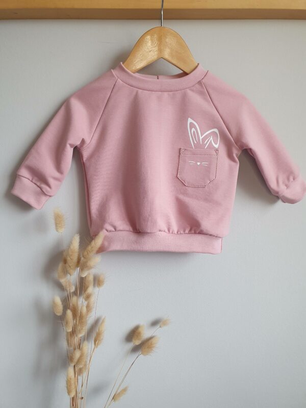 Osterpullover Osterhasenohren in Tasche – Bild 2